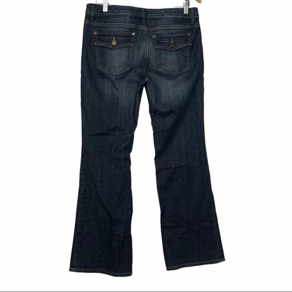 Banana Republic Women’s Bootcut Mid Rise Dark Wash Blue Jeans Size 29/8 … - Picture 6 of 13